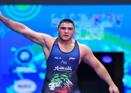 طلای سنگین وزن کشتی ایران در جهانی لاس‌وگاس